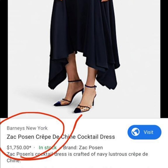 Brand new Zac Posen midi dress - Picture 3 of 6